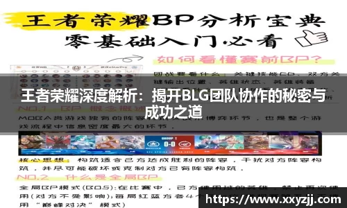 王者荣耀深度解析：揭开BLG团队协作的秘密与成功之道